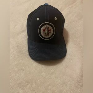 Adidas Winnipeg Jets Cap with Silver and Red Emblem